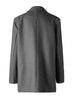 Contrast Color Ribbon Blazer Women's Notched Collar Loose Single Button Long Sleeves Split Suit Jacket