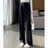 Female High Waisted Wide Leg Pants Spring Women Concise Suit Trousers Lady Chic Korean Designer Solid Color Slacks