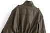 Winter Faux Leather Bomber Jacket Women Short Zipper Front Lapel Outerwear Multiple Pockets Warm Jackets