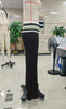 Women Y2K Striped Fold Over Waistband Flare Pants Low Waist Wide Leg Trousers Casual Daily Stretchy Streetwear Bottoms