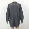 Women Turtleneck Sweater Dress Autumn Solid Long Sleeve Casual Elegant Mini Oversized Knitted Dress Winter Clothes