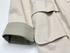 Casual Stand-up Collar Safari Style Mid-length Coat for Women A-line Pleated Waist Spring and Autumn Trench
