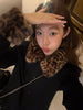 Ladies Coat Jacket Spring Autumn Short Jackets Korean Leopard Print Fur Collar Besign With Single Breasted Buckle Coats