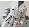 101801 Women Coat Winter Women's Jacket 10% Cashmere 90% Wool Classic Camel Wool Coat