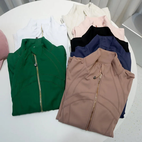Yoga Wear Limited Edition Women's Jacket Slim Fit Sports Jacket Long Sleeve Casual Fitness Top