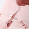 Chic Reflective Fabric Lace Up Hooded Cotton Jacket Women Stand Collar Full Sleeve Zipper Warm Overcoat Winter Lady Outwear
