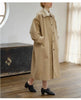 British Style Mid-Length Trench Coat Women's Loose Loose Casual Single Breasted Windbreaker 2DB5048