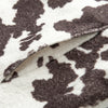 Women Cow Print Tassel Short Coat Casual Long Sleeve Lapel V-neck Single Breasted Jacket Lady Spring Autumn Outwear