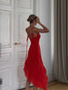 Camisoles Solid Sheath Elegant Women Dresses Irregular Hem Party Sexy Club Outifts Female Bodycon Fitness Robes