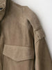 Chic Suede Women Bomber Jacket Women Long Sleeve Pockets Straight Loose Coat Fall Winter Streetwear Outwear