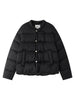 115.2G Filling Amount Stand-up Collar Chinese Style Down Coat For Women Jacquard Warm Casual Jacket 24FS14068