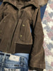 Winter American Vintage Harajuku Hooded Jacket Women Slim Brown Fur Collar Short Coat Casual Streetwear Chic Outerwear