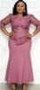 4XL 5XL Plus Size Christmas Dresses Women O Neck 3/4 Sleeve Long Maxi Dress Lace Patchwork Night Party Dress