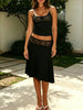 Stand Coat & Half Skirt Outfit Lady Casual Long Sleeve Solid Slim 2Pc Suit Elegant Ruffle Single Breasted Long Skirt Set