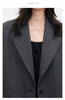 Korean Women Blazers Loose Casual Retro Plaid Single Breasted Mid Length Ladies Jacket Coat Spring Autumn