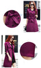 Purple Windbreaker Women Mid-Long Trench Coat Spring Korean Slim Waist British Casual Autumn Coat With Belt Outwear Top