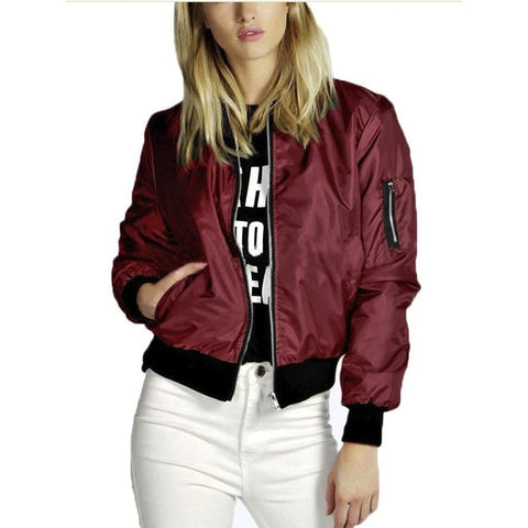 Autumn Short Jackets for Women Vintage High Street O-neck Er Jacket Female Zipper Long Sleeve Coat Woman