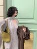Vintage Knitted Midi Dress Y2K Autumn Slim with Scarf Long Sleeve Dress Female Korean Streetwear Chic All Match Female Vestidos