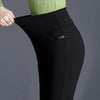 Fleece Pencil Pant Women's Pants Leggings High Waist Elegance Korean Style Solid Skinny Slim Warm Stretch Office Lady Trousers