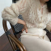 French Style Mohair Cardigan Sweater Women Autumn Sexy Hollow Out Short Knitted Coats Mujer Y2K Chic Design Streetwear Tops