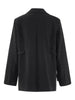 Black Bandage Buckle Causal Blazer Women Lapel Long Sleeve Loose Fit Jacket Tide Spring Autumn 30A2051