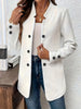 Autumn and Winter Women's Blazers Casual Suit Black Jacket Three-plate Double Button Top Office Coat for Female