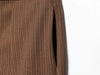 Women Wide Leg Pants Retro Dark Color Pleated Trousers High Waist Casual Work Office Straight Pants