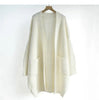 Women Long Cardigan Spring Knitted Loose V-neck Autumn Winter Elegant Sweet Outerwear Ladies Sweater Coat Soft Jacket Y2K