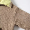 Casual Women's Knit Contrast Fleece Coats Stand Collar Zipper Pockets Full Sleeve Jackets Spring Lady Warm Outwear