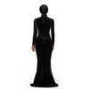Spring Autumn Women Long Sleeve Velvet Solid Color Diamond Party Evening Long Maxi Dress Dashiki Africa Clothing