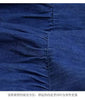 French Heavy-duty shirt collar long-sleeve denim dress for women, spring commute casual elegant waist Vestidos