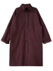 Office Lady Trench Coat Solid Color Lapel Long Sleeves Single Breasted Loose Windbreaker Spring Autumn 2DA8844