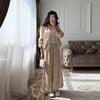 Casual Coats Pants Sets Women Loose Long Sleeves Single Breasted Elastic Waist Knot Suits Female Spring Solid Set Lady