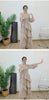 Spring Ruffles Pleated Dress Women Round Neck Flare Sleeves Loose Chic Long Length Female Party Clothes 2DA3391
