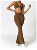 High Waist Flare Leggings Yoga Pants Women Wide Leg Pants Women Gym Workout Fitness Sports Flared Pants Latin Dance Trousers