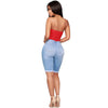 Skinny Jeans for Women High Waist Stretch Denim Trousers Mom Jeans Knee Length Pencil Pants Casual Comfort Trousers Oversize