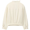 Women's Bomber Jacket Autumn Winter Button Oversized Outerwears Beige Long Sleeve Top Coats & Jackets Chic Coat