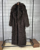 Colorful Women's Furry Coat Rose Pink Faux Fur Coat Suit Collar Autumn Winter Thick Cardigan Long Overcoat Chic 2DB5859