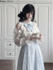 Japanese Sweet Lolita Women Dresses Kawaii Slim Fit Bow Lace Y2k Evening Dress Chic Korean Vintage Party Harajuku Outfit