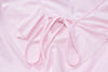Women's Elegant Casual Dress Spring Deep V Neck Flared Sleeve Ruffled Lace Pleated Short Dress