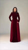 Women Chic Velvet Patchwork Chiffon Dress Elegant Full Sleeve Round Neck High Waist Maxi Dresses Lady Dinner Party Robes
