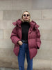 Women Winter Cotton Coat Women Loose Cotton Padded Jacket Solid Hooded Parkas Coat Female Puffer Coat Winter Outwear