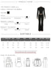 Female High Street Style 2 Piece Set Autumn Single-Breasted Full Sleeve Crop Tops+Straight Pants Causal Basic Suits