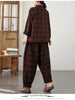 Checkered Blazer Suit For Women Spring And Autumn Korean Version Two-Piece Set Jacket Loose Harem Pants Oversized w1435