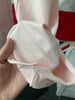 Light Pink Drawstring Sweatpant Woman Spring Raw Hem Low Waist Straight Long Pants Casual All-match Cotton Sport Trousers