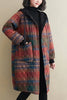 Winter Women's Clothing Hooded Padded Jacket Parka Korean Plus Size Plaid Mid-length Coat Jacket Keep Warm Loose Leisure