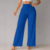 Women's High Waist Wide Leg Pants Elegant Tailored Straight Trousers Office Work Pants Casual Bottoms Comfy Dress Pants