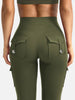 Essential Women's Fitness Pants: High-Waisted Flared Workout Pants with Pockets, Shaping and Tummy-Control Fitness Pants