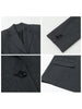 Korean Women Blazers Loose Casual Retro Plaid Single Breasted Mid Length Ladies Jacket Coat Spring Autumn