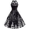 You're My Secret Women Dress Christmas Dress Snow 3D Printing Slip Party Dresses Sexy Rockabilly Dress Female Cosplay Costume